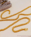 CDAS29-Lg 30 Inch Long 22Kt Gold Tone Guaranteed Chain For Daily Wear