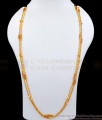 CGLM106-Lg 30 Inch Long New Arrival 1 Gram Gold Rettai Vadam Chain Daily Use Design