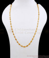 CGLM108 Elegant Gold Plated Chain with Unique Link Design