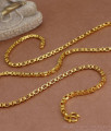 CGLM114 Everyday Use Box Design Gold Chain For Men