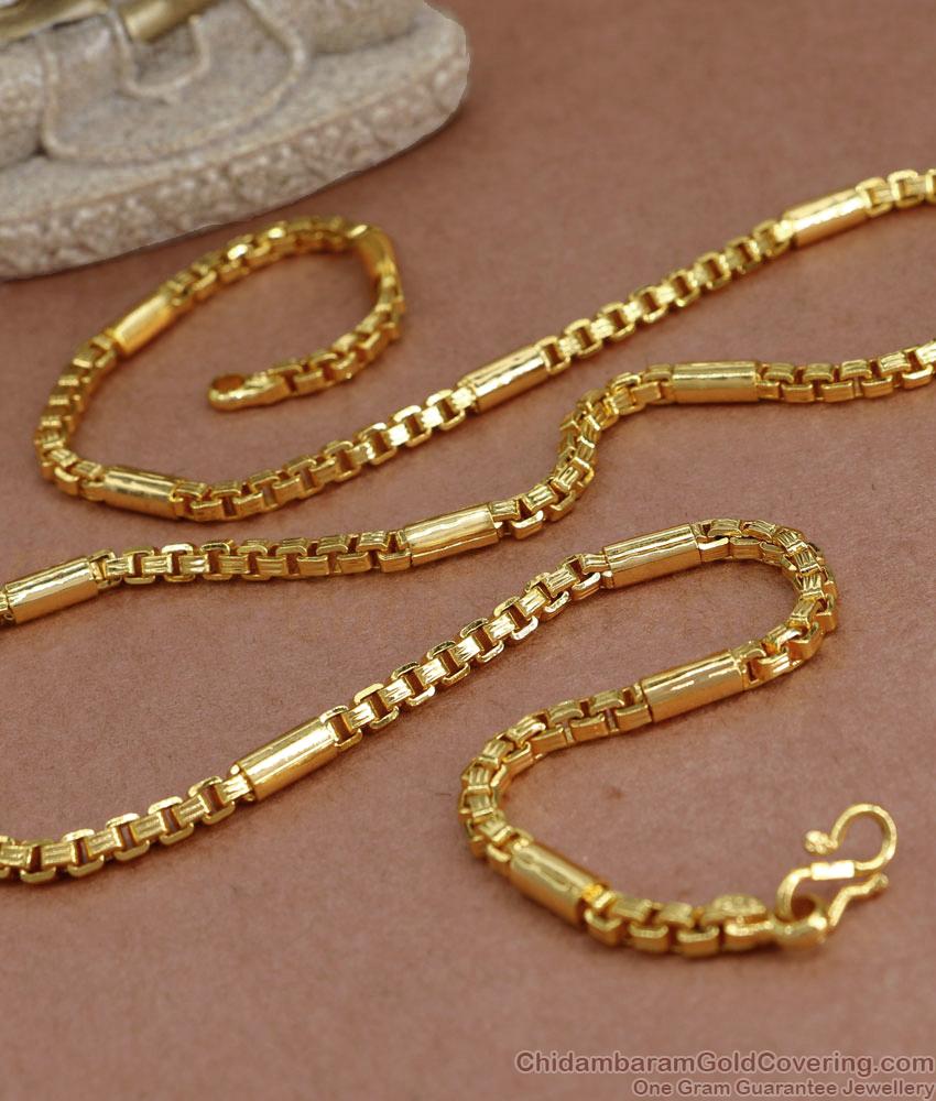 CGLM116 Thick Gold Plated Chain Daily Wear Collections