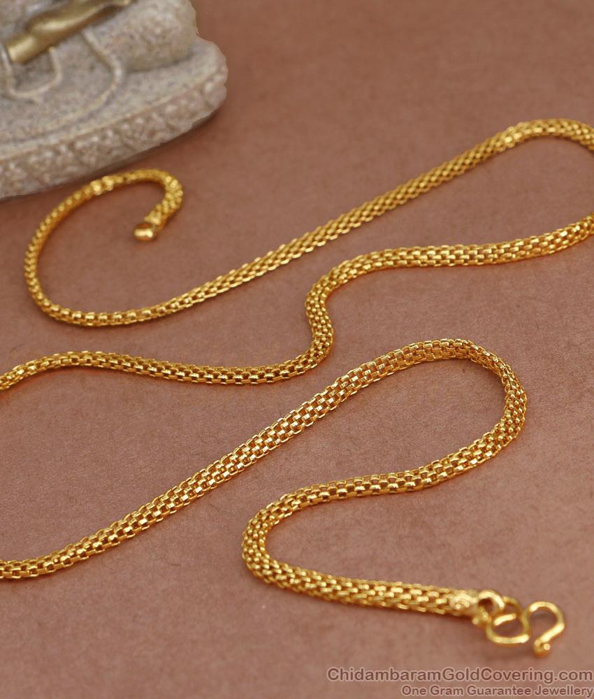 CGLM117 New Model Gold Round Chain Snake Pattern With Price