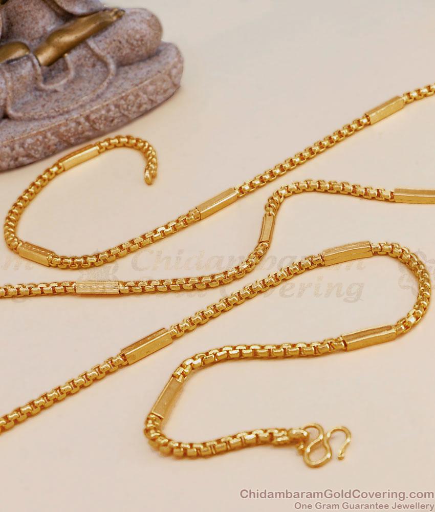 CGLM123-Lg 30 Inch Long Box Type Gold Plated Chain Shop Online