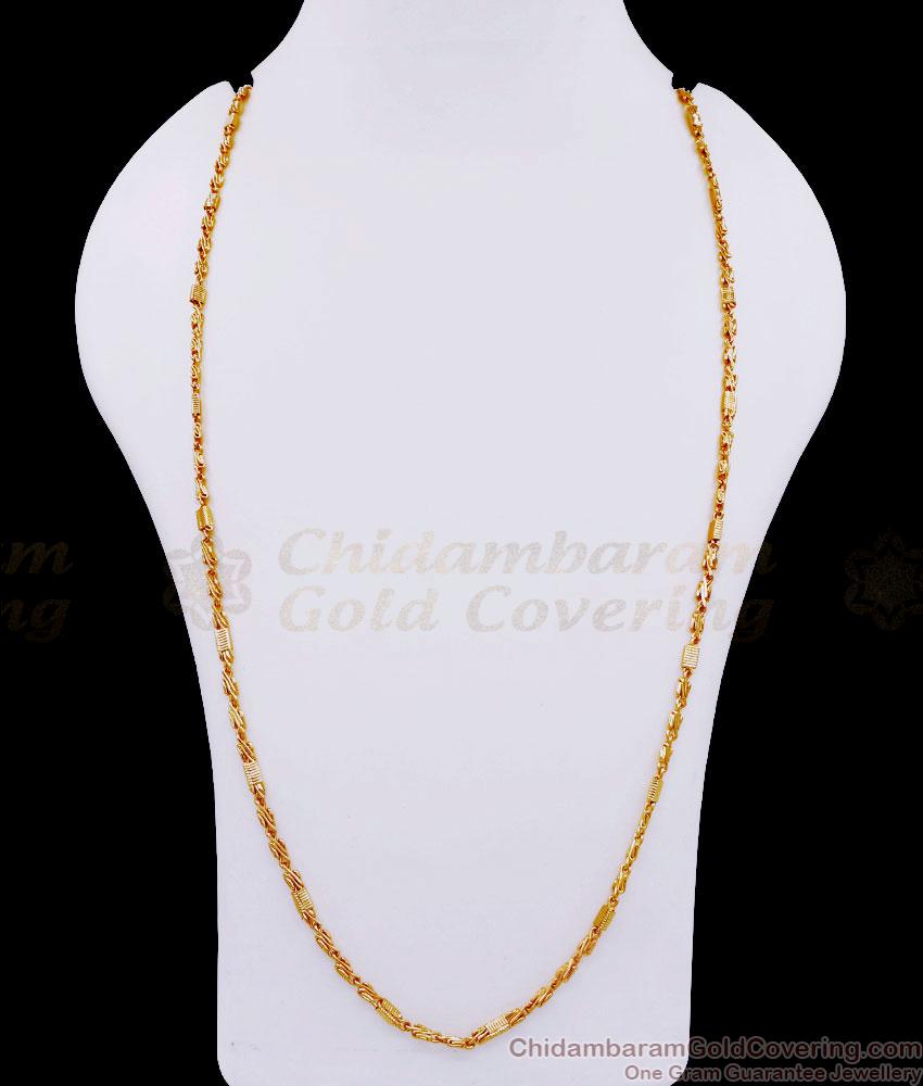 CGLM124-LG 30 Inch Long New Model Gold Imitation Chain Box Design