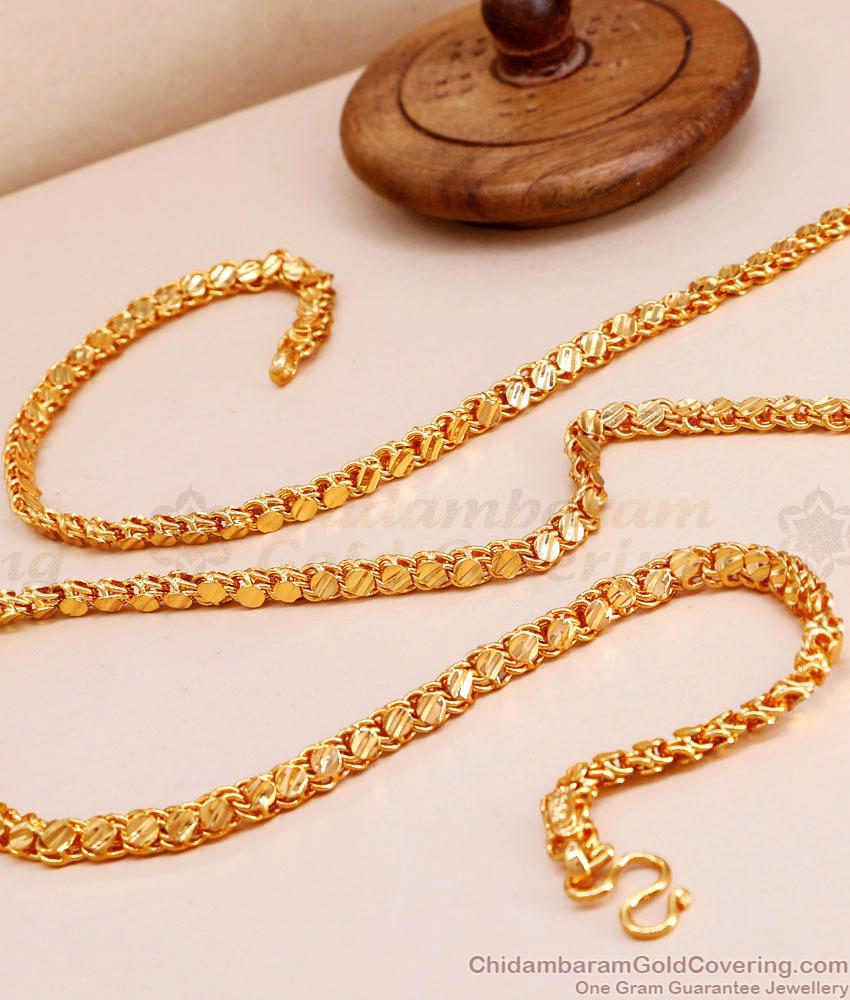 CHRT92 Beautiful Leaf Design Gold Imitation Chain Guarantee Jewelry