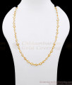 CKMN176 24 Inch White Stone Crystals Gold Plated Chain Online