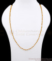 CKMN177 Small White Crystals Gold Chain Daily Wear Collections