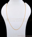 CKMN188 Plain Gold Plated Chain Tiny Golden Beads Design For Daily Use