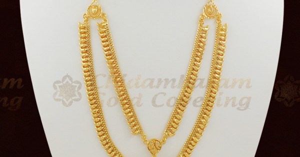 Calcutta Design Pure Gold Double Line Traditional Haram HR1019