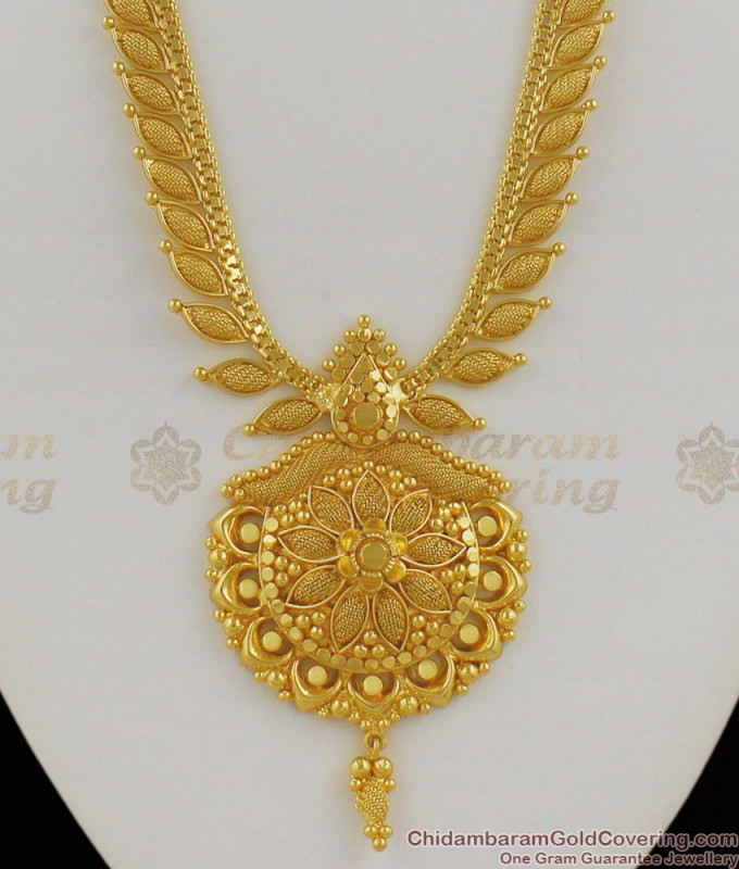 Kasu Malai, Ruby Stone Gold Plated Aaram, American Diamond Aaram ...