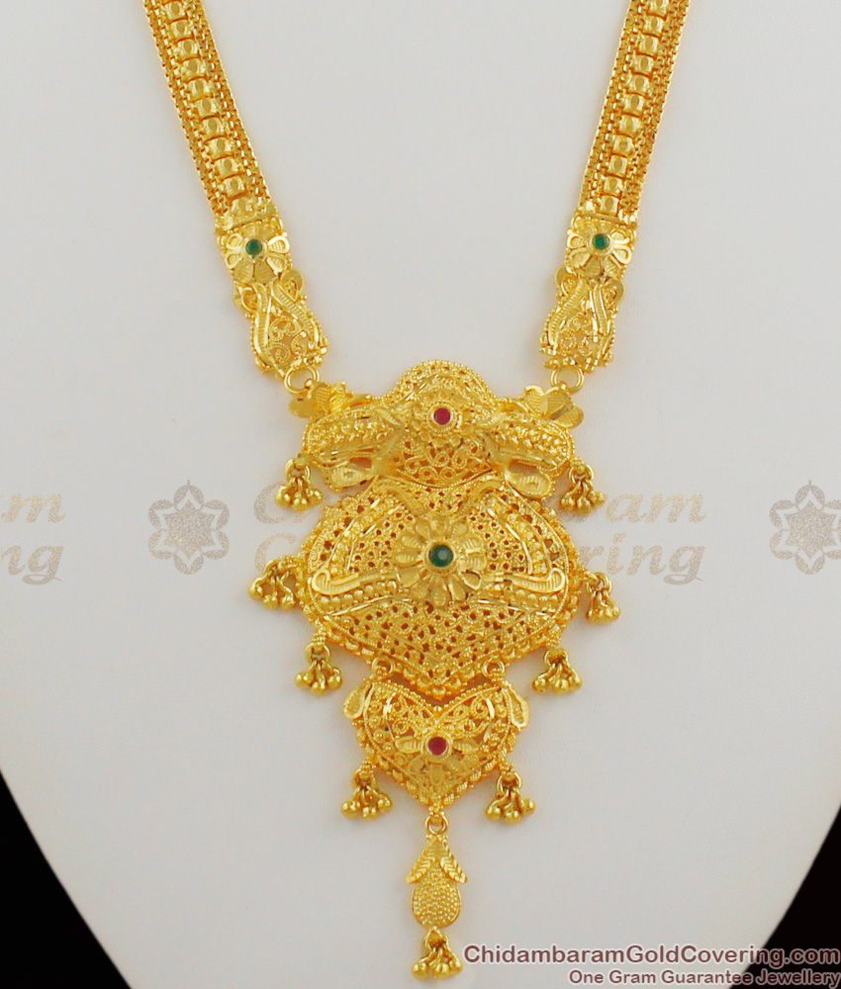 Majestic Calcutta Design Gold Plated Forming Haram Jewellery Bridal Set ...