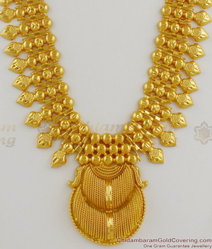 Heavy gold haram on sale designs