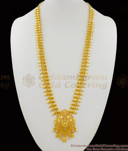 Traditional Kerala Trendy Pattern Gold Dollar With Ruby Stone Bridal ...