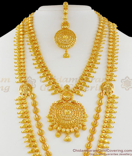 Gold covering clearance wedding jewellery set