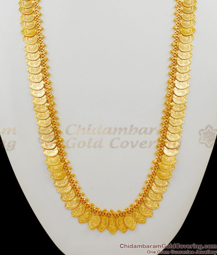 Gold plated deals kasu mala online