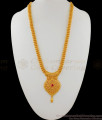 Light Weight Kerala Model Ruby Stone Gold Net Pattern Regular Haram HR1570