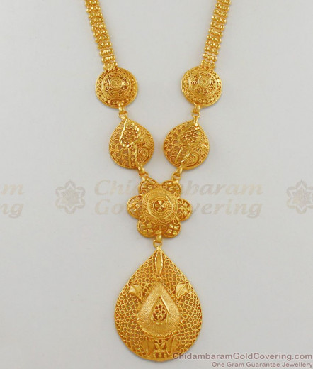 Mini Haram Designs Light Weight Gold Haram Collections Secondary ...