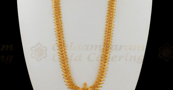 Long gold haram sales designs in 40 grams