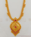 Kerala Long Necklace Marriage Haram One Gram Gold Long Malai HR1634