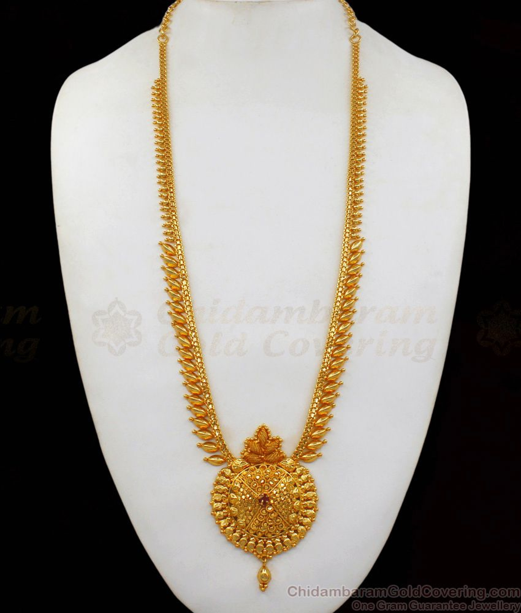 Buy Online One Gram Gold Haram Design Gold Plated Jewelry Hr1798