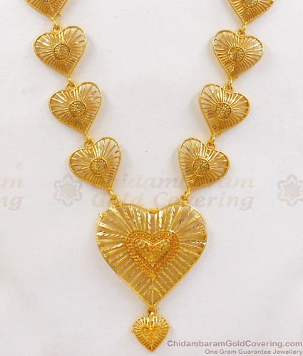 LV HEART 18K SOLID GOLD NECKLACE – Panahon Designs