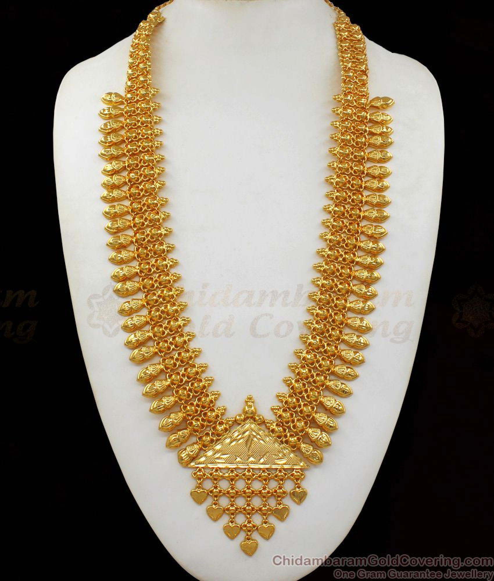 Kerala Wedding Gold Haarm For Bridal Collections HR1895