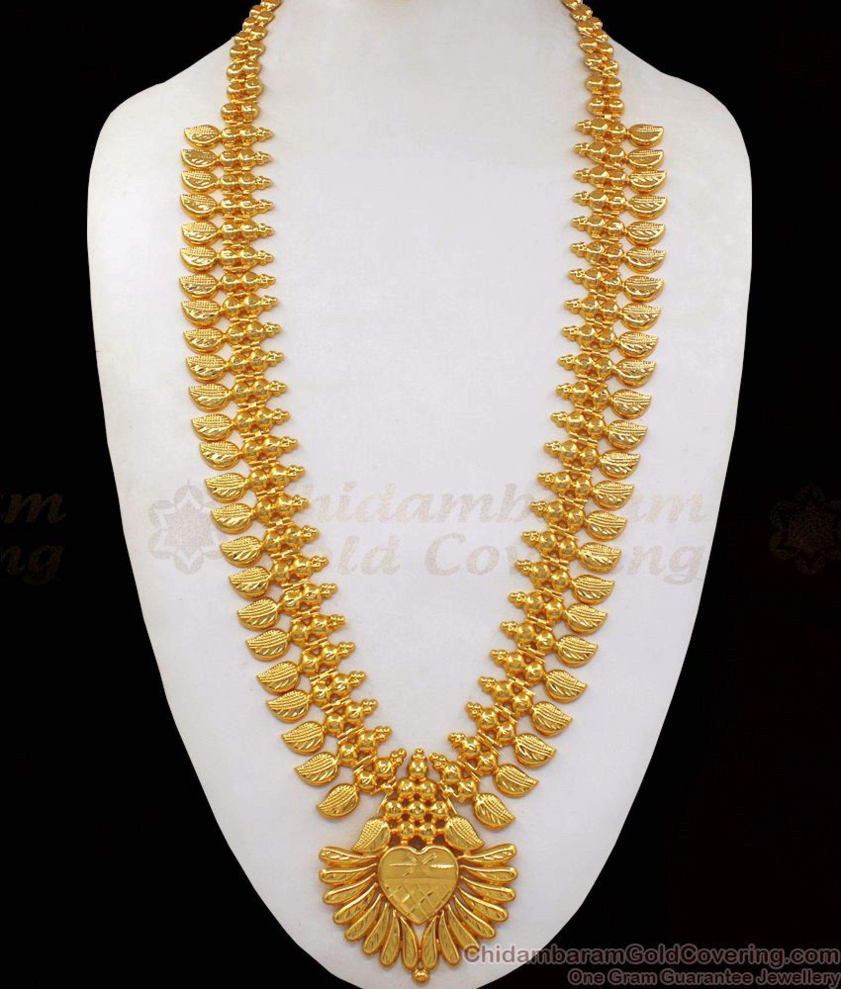 Kerala Gold Haram For Ladies From Chidambaram Gold Covering HR1998