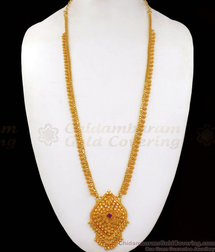 One gram gold hot sale stone haram with price