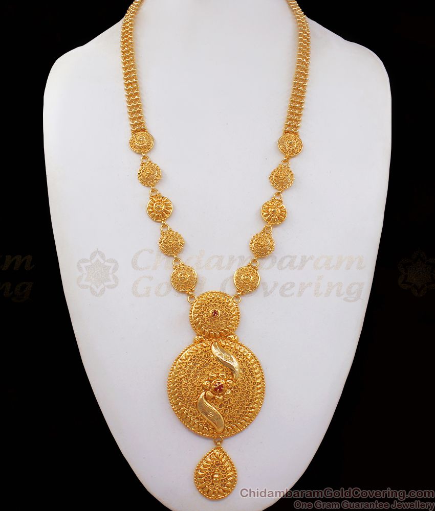 Stylish Arabic Design Gold Haram Flower Pellets HR2203