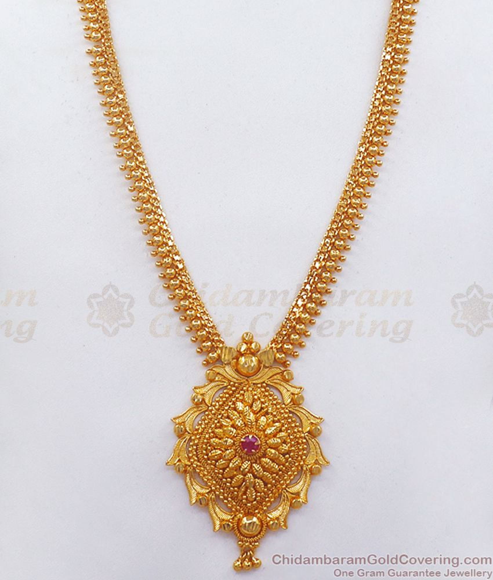 Buy Online Gold Haaram From Chidambaram Gold Covering HR2311