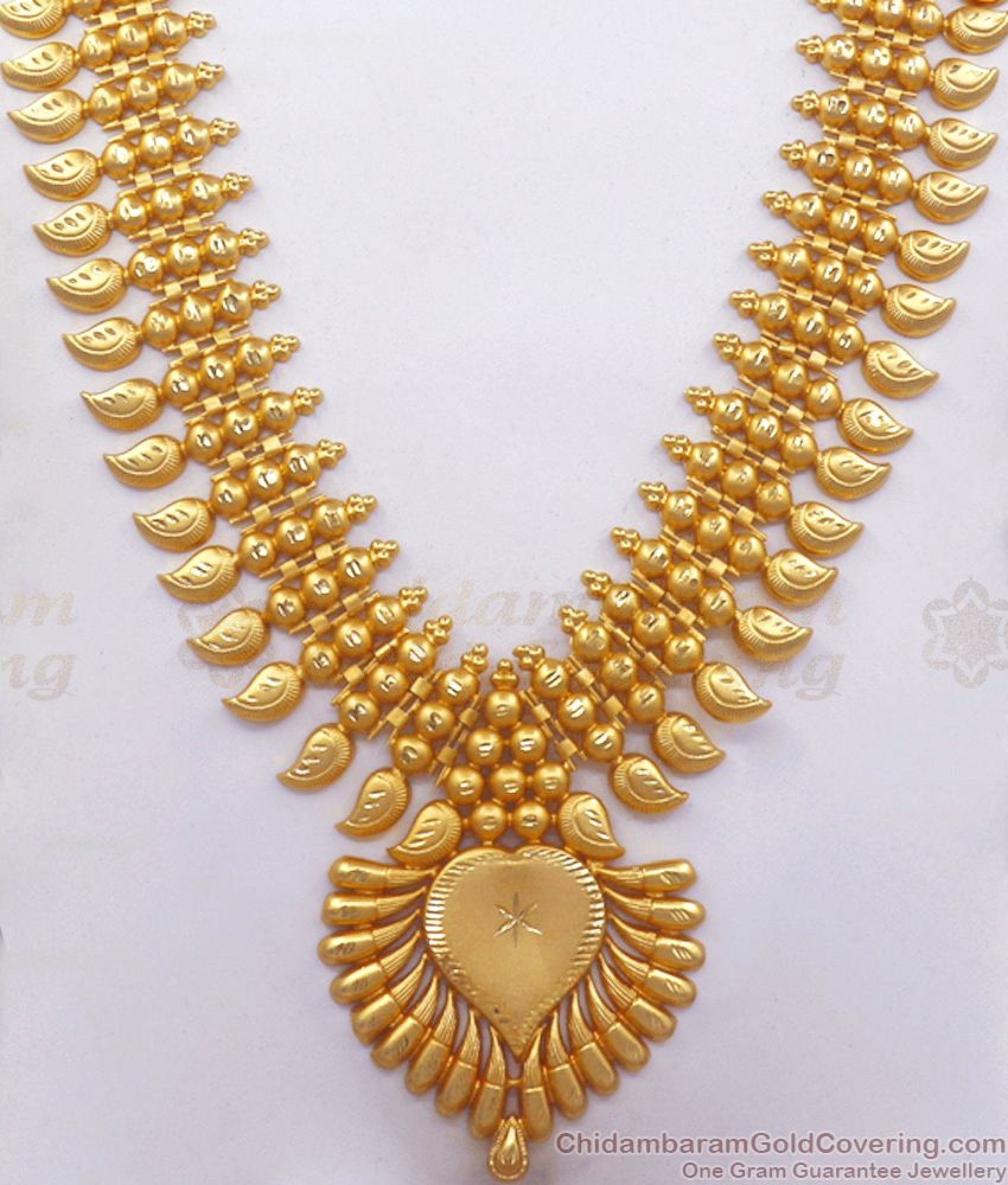 30 Inch Long Gold Haram Forming Design Bridal Collection HR2328