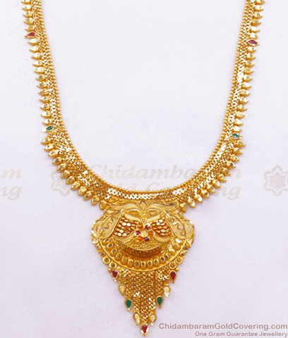 Traditional Big Impon Dollar With Pink And White Stone Gold Plated ...