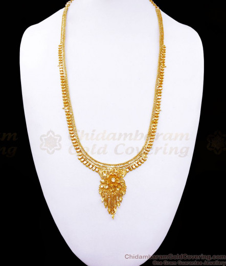 Grand Gold Calcutta Design Forming Haram Jewellery Set Bridal ...