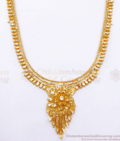 Grand Gold Calcutta Design Forming Haram Jewellery Set Bridal ...