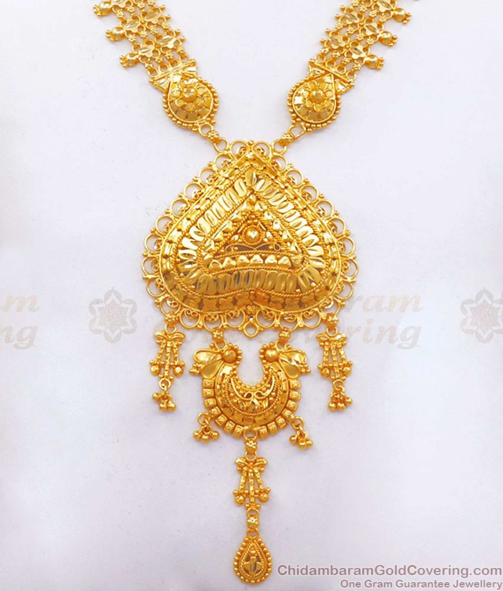 Arabic Pattern Forming Haram Heart Shape Earring Combo HR2406