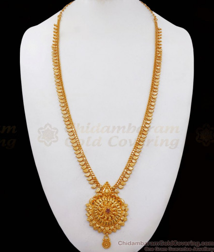 Latest 1 Gram Gold Haaram Designer Collection Buy Online HR2440