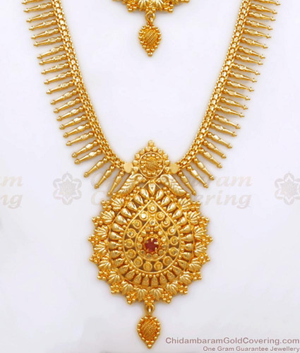 Gold haram deals necklace designs