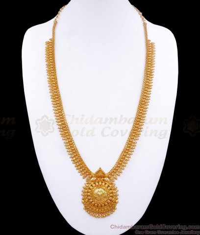 Indian Bollywood Calcutta Design Gold Plated Long Haaram Jewelry HR1216