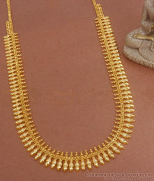 Gold designs long necklace on sale pattern