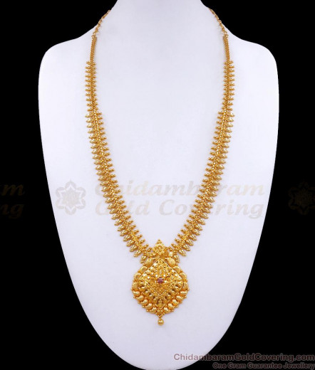 Long Necklace / Haaram - ChidambaramGoldCovering