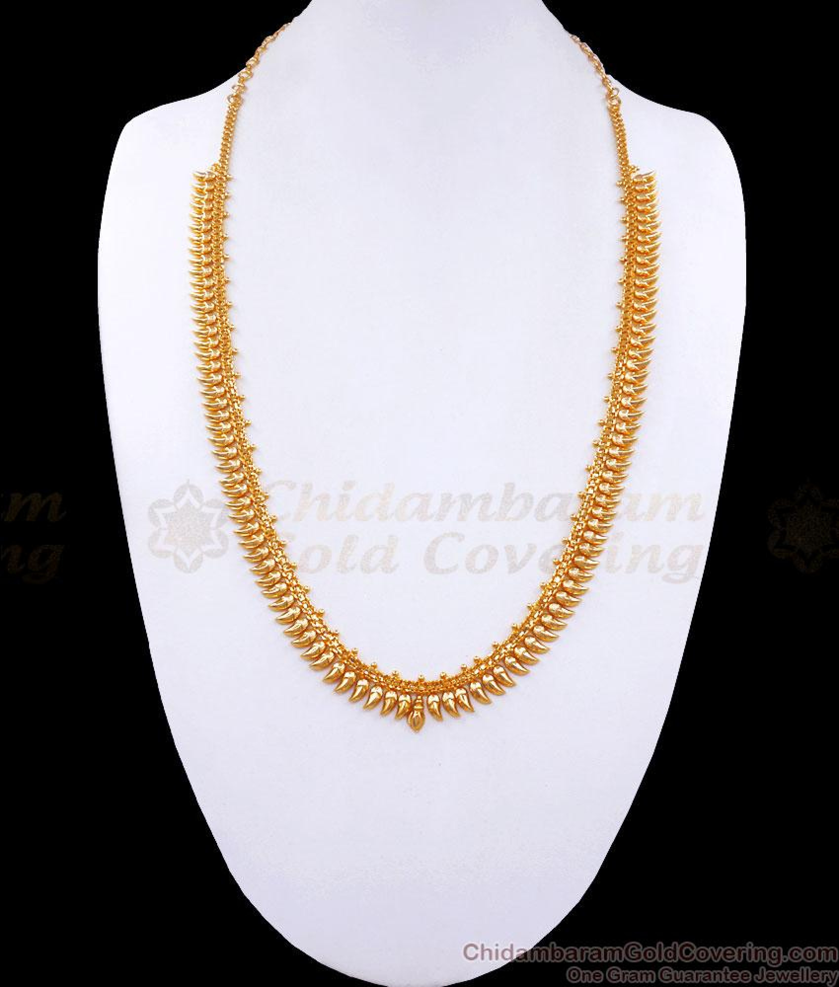 22K Gold Plated Haaram Mullaipoo Malai HR2938