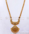 Buy Ad Stone Long Gold Haaram Wedding Set Online HR2965