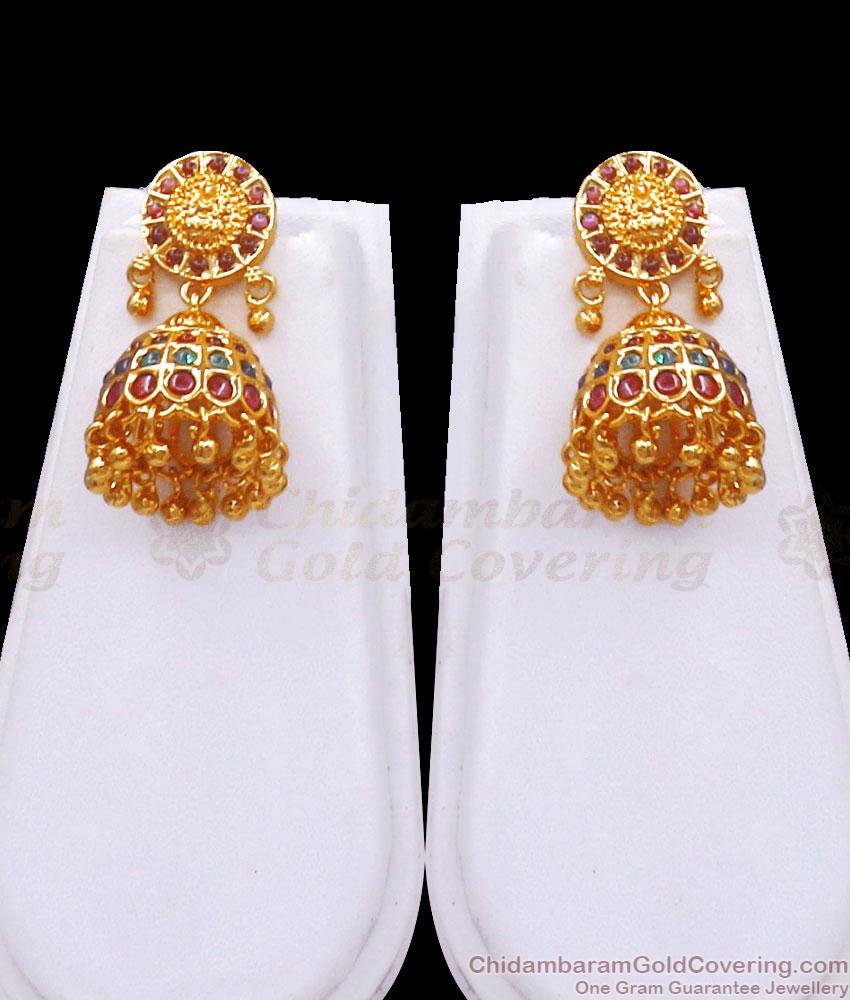 Exclusive Premium Gold Haaram Jhumki Combo Set HR2967