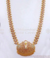 Premium 5 Metal Impon Haram Multi Stone Lakshmi Design HR2984