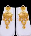 Dubai Gold Haaram Design With Earrings For Bride HR2990