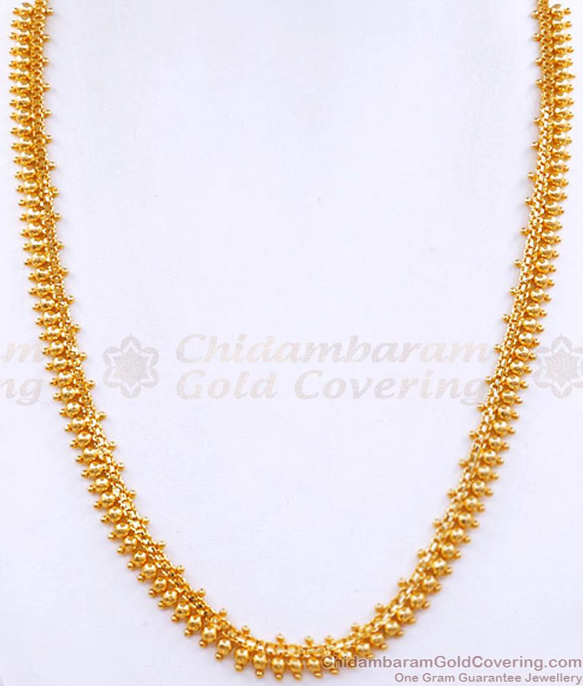 Simple Look Golden Beads Haram Imitation Jewelry HR3020