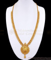 Latest Floral Pendant Gold Mango Haram For Women HR3044