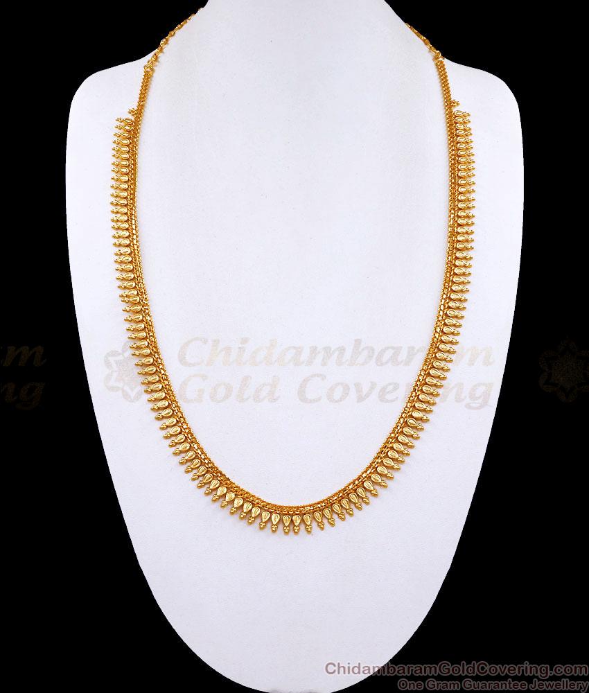 One Gram Gold Haram Kerala Pattern Mullaimuttu Mala HR3052