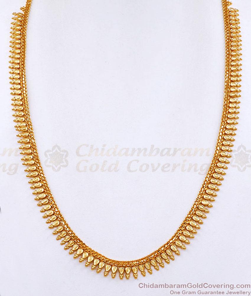 One Gram Gold Haram Kerala Pattern Mullaimuttu Mala HR3052