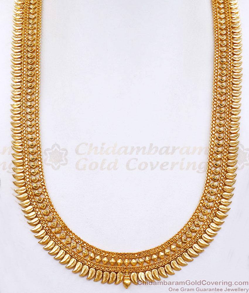 First Quality Gold Imitation Mullai Haram Bridal Collections HR3062